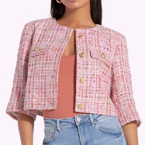 Pink Tweed Vintage Jacket - Never worn!